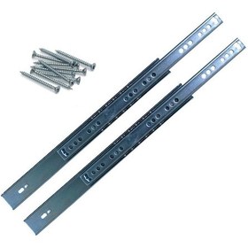 Resim 27 Mm X 27,8 Cm Bilyalı Dolap Çekmece Rayı Gümüş 