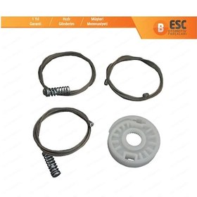 Resim Kia Ceed MK1 ED 2006-2012 5-Kapı İçin Ön Sol Cam Kriko Tamir Seti 