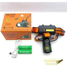 Resim Gold Sılver Gs-590 Kafa Feneri - 