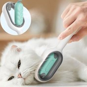 Resim BUFFER® Su Hazneli Kedi ve Köpek Tüyü Toplamama Fırçası Su Hazneli Pet Tarağı 