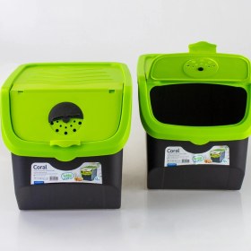 Resim Hobby Life Mercan Soğan Patates Saklama Kutusu Siyah 12 Litre 2 Adet Yeşil 