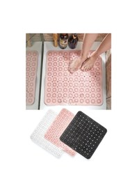 Resim İsgstore Kare Masajlı Silikon Banyo & Duş Kaydırmazı Pembe 2 Adet Pembe 
