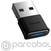 Resim Baseus BA04 Mini USB Bluetooth 5.0 Wireless Kablosuz Adaptör 