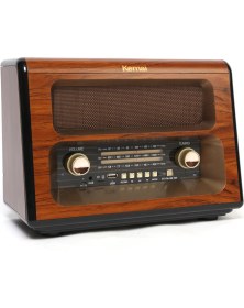 Resim Kemai MD-1910BT Şarjlı Nostaljik Bluetooth Fm Radyo USB Sd Mp3 