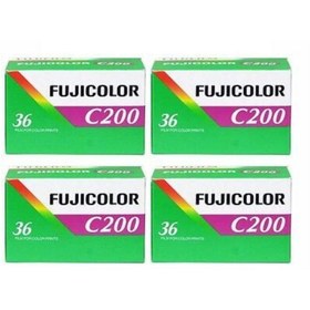 Resim Fujifilm C200 36'lık Renkli Negatif Film (4 Adet) 