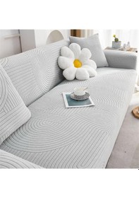 Resim Youtek Kanepe Kılıfı - Evcil Hayvan Tırmalamasına Karşı, Kolay Temizlenebilir, Esnek Ve Şık Koruma Gri 