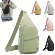 Resim Elegant Light Green Ayarlanabilir Askılı Çapraz Çanta Fermuarlı Cep Durdur - Dayanıklı Oxford Bez, Günlük Alışveriş, İşe Giderken ve Seyahat için İdeal - Mükemmel Tatil Hediyesi, Her Gün Çapraz Çanta | Minimalist Tasarım | Dayanıklı Fermuar Kapanışı 