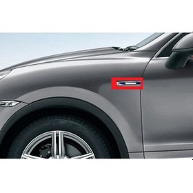 Resim Bmw Çamurluk Yanı Vent Dekoratif 3M 3D Rüzgarlık Seti 