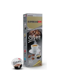 Resim Espressomm® Tchibo Cafissimo Makineleri İle Uyumlu Silver Kapsül Kahve 10 x 10'lu 