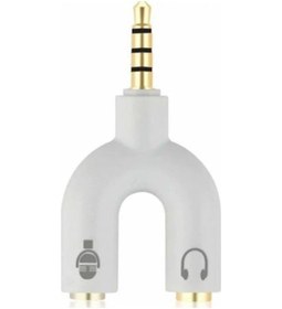 Resim Kulaklık Ses Mikrofon Ayırıcı Dönüştürücü Aparat 