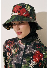 Resim Manuka Eşarp Detaylı Bucket Şapka Dark Garden Dark Garden 