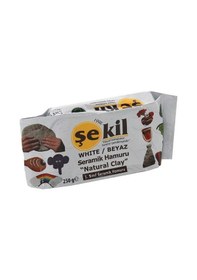 Resim Şekil Seramik Kil Hamuru 250 Gr Beyaz 