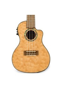 Resim Lanikai Qm-nacec Quilted Maple Concert Elektro Ukulele Naturel Doğal Akçaağaç Görünümü 