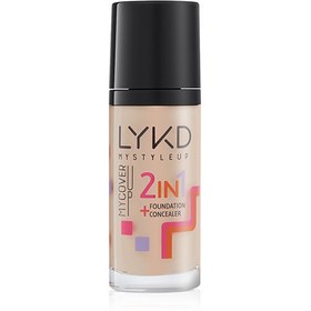 Resim LYKD 2 in 1 Fondöten 133 Rose Almond 
