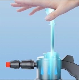 Resim Ally 2 Litre Yüksek Basınçlı Araç Yıkama Köpük Püskürtücü Otomatik El Pompası SIYAH 