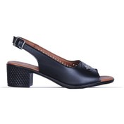 Resim Moda Ayakkabı 549 Kadın 5cm Topuklu Sandalet Ayakkabı Siyah 