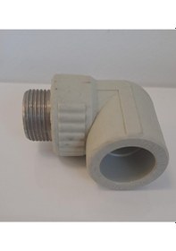 Resim Pprc Erkek Dirsek Ø25x3/4" Kalde Gri 