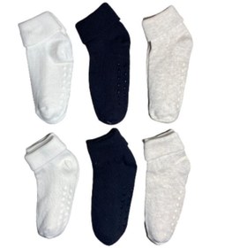 Resim AKTAŞ SOCKS 6'lı Altı Kaydırmaz Çocuk Çorap 