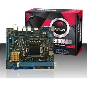 Resim Afox H61-MA Intel H61 1333 MHz DDR3 Soket 1155 mATX Anakart 