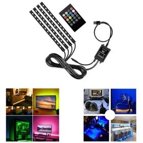 Resim Tv Arkası Aydınlatma Otomobil Ayak Altı Led Monitor Gece Ambians 