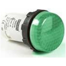 Resim Emas MBSD110DY MB Serisi Plastik LED'li 110V DC Yeşil 22 mm Sinyal 