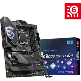Resim MSI MPG Z690 EDGE WIFI DDR4 1700 DDR4 3200 MHz (OC) DPx1 HDMIx1 M.2 x4 USB3.2 Wi-Fi 2.5G LAN ATX Anakart 