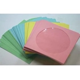 Resim Elba Renkli CD Zarfı 80 Gr Pencereli 100'lü Paket Farklı Renk Seçenekleriyle 