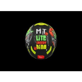 Resim Kask mt Çocuk Lıte Dino A1 Mat Siyah 