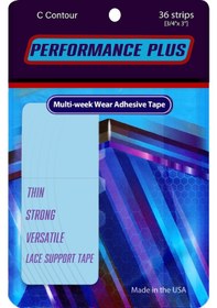 Resim Truetape Performanceplus Mavi Protez Saç Bandı C Oval 2.0 CM x 7.5 CM 