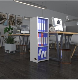 Resim Kenzlife Klasörlük Raflı Almakay Byz 105 40 30 Kitaplık Ofis Arkalıksız Çok Renkli 