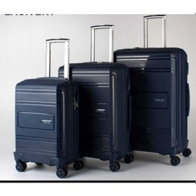 Resim Travel Polo Unisex Lacivert 3'lü Set Valiz Lacivert 