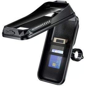 Resim Nukrotech M30 Suya Dayanıklı Gidon Bağlantılı Telefon Ve Aksesuar Çantası 