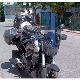 Resim Dominar 250 Dominar 400 Tur Camı Montaj Demiri Cam Yükseklik 60cm X Üst Genişlik 40cm 