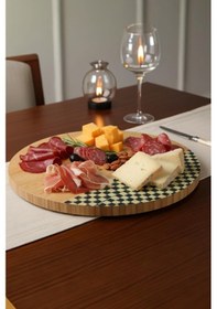 Resim Bambum Ritual - Dönen Servis Tabağı Küçük Kahverengi 