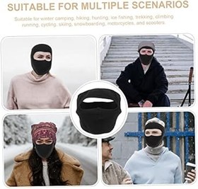 Resim GALPADA 2adet Kış Mevsimi İçin Rüzgar Geçirmez Motosiklet Kafa Kapatma Maskesi Dış Mekan Yüz Aksesuarı Çok Amaçlı Kullanım Için Uygun 