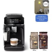 Resim Philips 2300 Serisi Lattego Tam Otomatik Espresso Makinesi ''Aquaclean Filtre, Özel Süt Köpürtücü, Sezgisel Dokunmatik Ekran ve Özel Krom Kaplama + Özel Lambader 