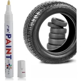 Resim Sunup M101 Sarı Araç Motosiklet Lastik Boya Kalemi 