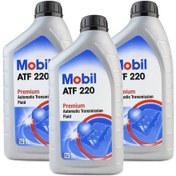 Resim Mobil Atf 220 Kırmızı Şanzıman ve Direksiyon Yağı 3 x 1 L 