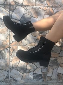 Resim BAYRAMOĞLU KUNDURA Byk 217 Le Guzzi Nubuk Deri Hafif Tabanlı Fermuarlı Rahat Şık Kadın Postal Bot 