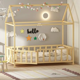 Resim Givayo Wood's Teddy Montessori Yatak Kapılı 90*190 