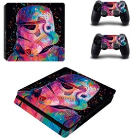 Resim Star Wars Playstation 4 Slim Kasa Sticker Kaplama-05 