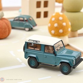 Resim 1:43 Norev 1995 Land Rover Defender Blue Jet Car 