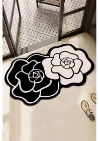 Resim Bungari Rose Banyo Paspası 60x100cm Kaydırmaz Tabanlı Djtbanyo Renkli 