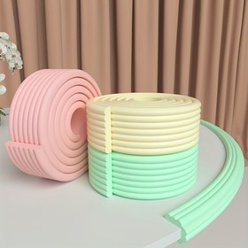 Resim 1 Rulo 2m Uzunluk Köşe Koruyucu, NBR Malzeme, Yapışkan Yok, Yumuşak Kenar Koruma - Masa ve Pencere için Çarpışma Önleyici Şerit, Ev Kullanımı İçin Koltuk Masası, Merdiven Koruma, Mobilya Kenarı Koruyucu, Dikişsiz Entegrasyon, Yapıştırıcı Gerekmez 