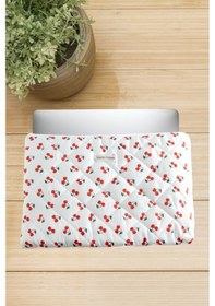 Resim Kiraz Desenli Labtop Bilgisayar Çantası 13 14 İnç Çok Renkli 