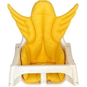 Resim Pamuk Atölyesi Antilop Melek Kanatlı Küçük Mama Sandalyesi Minderi - Sarı 