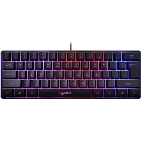 Resim Lemestar Hxsj V700 Usb Oyuncu Klavyesi: Rgb Aydınlatma, 61 Tuş, Ses Kontrolü, Mekanik Hissiyat, Taşınabilir Tasarım 