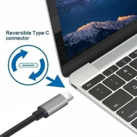 Resim Daytona Ch-01 Type-C To HDMI 4K Ultra Full HD Görüntü Aktarım Kablosu 4 Portlu Tak Çalıştır 
