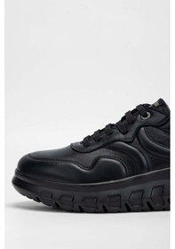 Resim Callaghan Erkek Hakiki Deri Siyah Deri Sneakers & Spor Ayakkabı 618 55340 Erk Ayk Sk23/24 Sıyah Dr Siyah 