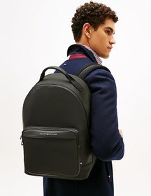Resim Tommy Hilfiger TH FOUNDATION BACKPA, Erkek Siyah Sırt Çantası 